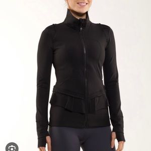 Lululemon city to yoga jacket black swan